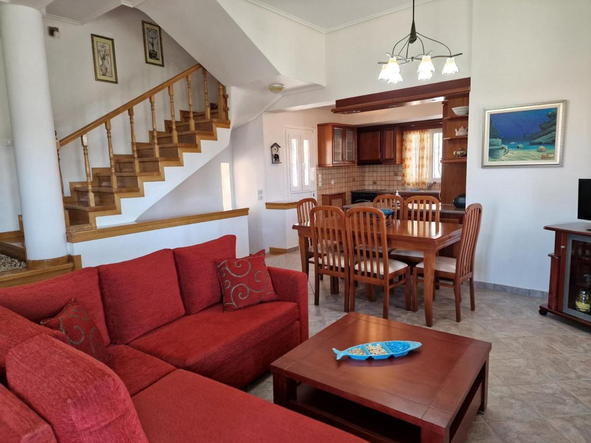 Villa Liana : Luxury Villa With Fantastic Sea View, Near Airport Pórto Ráfti Zewnętrze zdjęcie