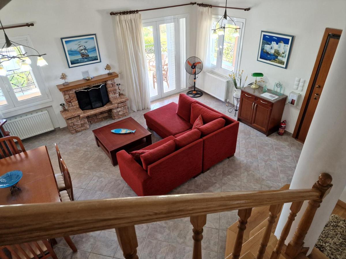 Villa Liana : Luxury Villa With Fantastic Sea View, Near Airport Pórto Ráfti Zewnętrze zdjęcie