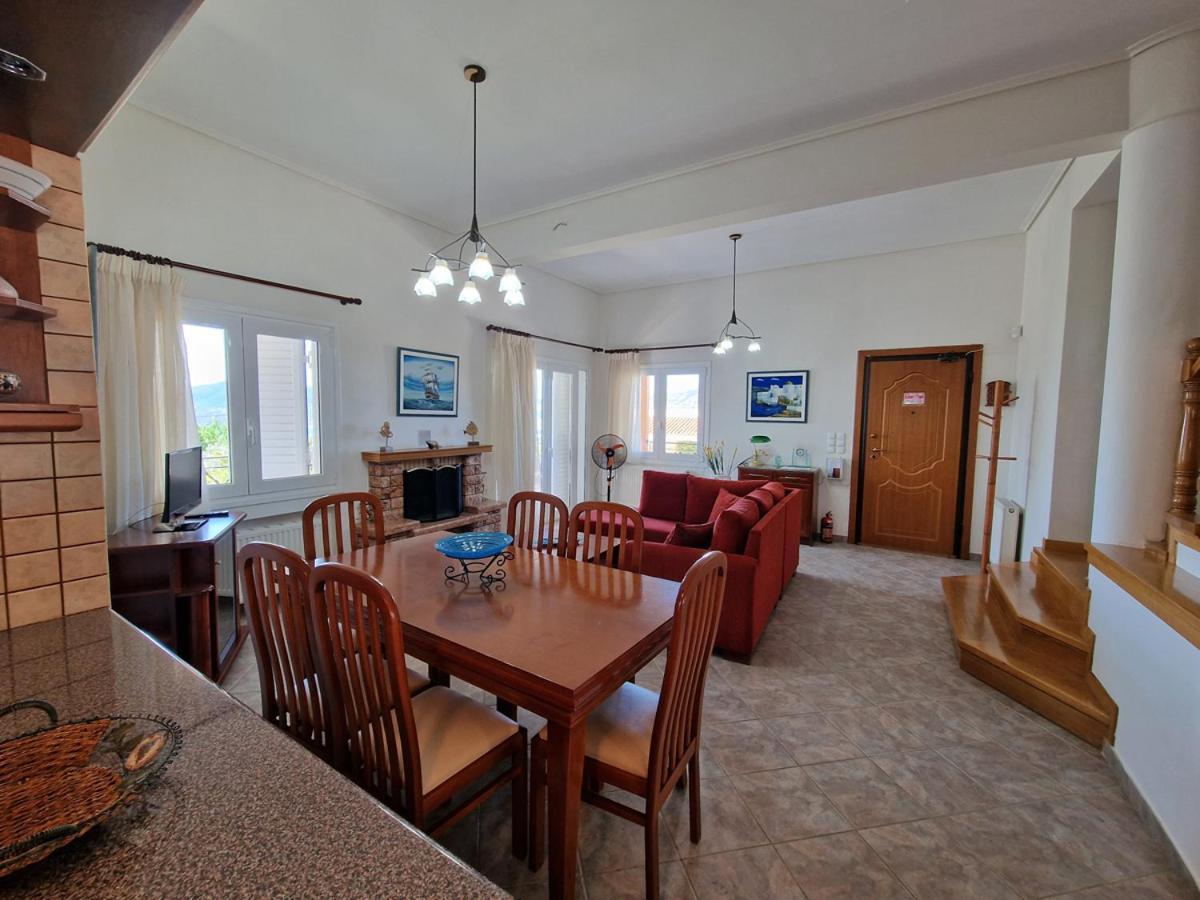 Villa Liana : Luxury Villa With Fantastic Sea View, Near Airport Pórto Ráfti Zewnętrze zdjęcie