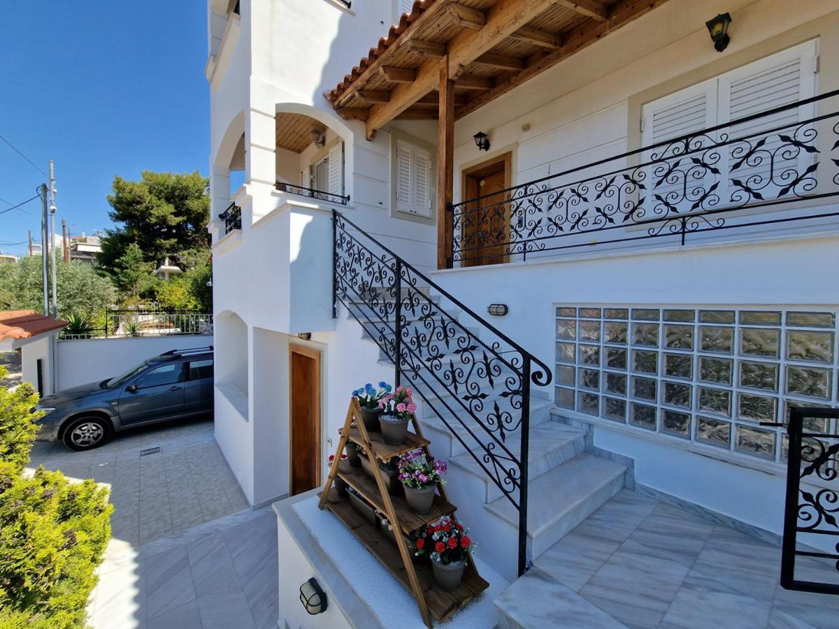 Villa Liana : Luxury Villa With Fantastic Sea View, Near Airport Pórto Ráfti Zewnętrze zdjęcie