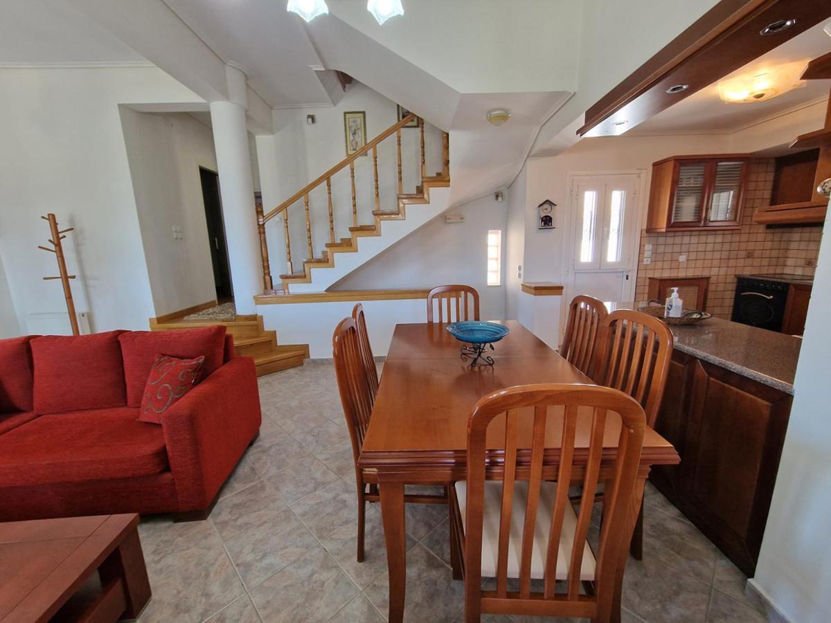 Villa Liana : Luxury Villa With Fantastic Sea View, Near Airport Pórto Ráfti Zewnętrze zdjęcie