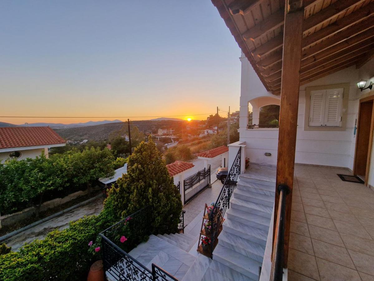 Villa Liana : Luxury Villa With Fantastic Sea View, Near Airport Pórto Ráfti Zewnętrze zdjęcie