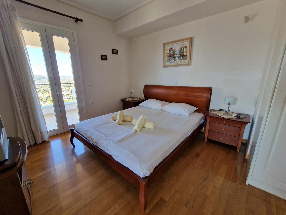 Villa Liana : Luxury Villa With Fantastic Sea View, Near Airport Pórto Ráfti Zewnętrze zdjęcie