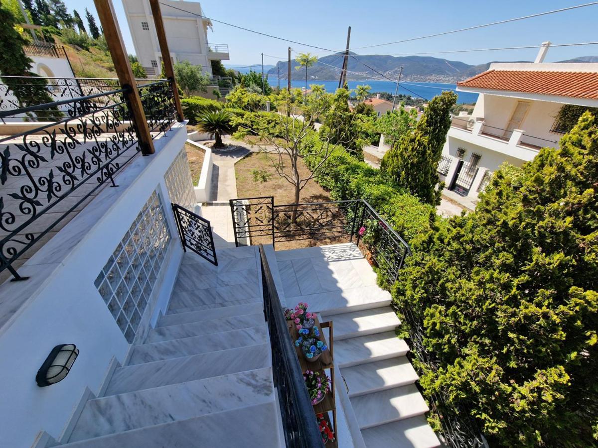Villa Liana : Luxury Villa With Fantastic Sea View, Near Airport Pórto Ráfti Zewnętrze zdjęcie
